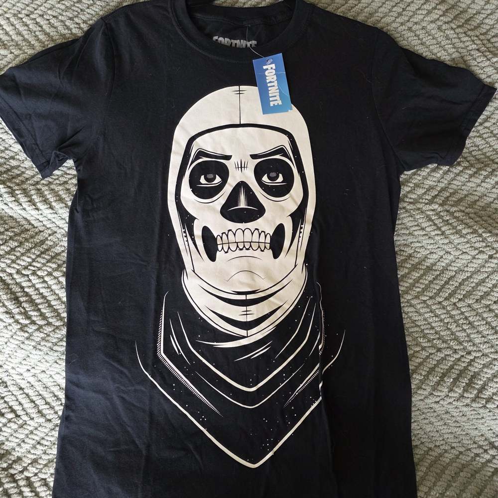 Fortnite Skull Trooper Black T-Shirt